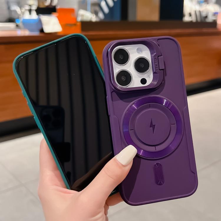 For iPhone 11 Pro Max Lens Frame Holder Blade MagSafe Phone Case
