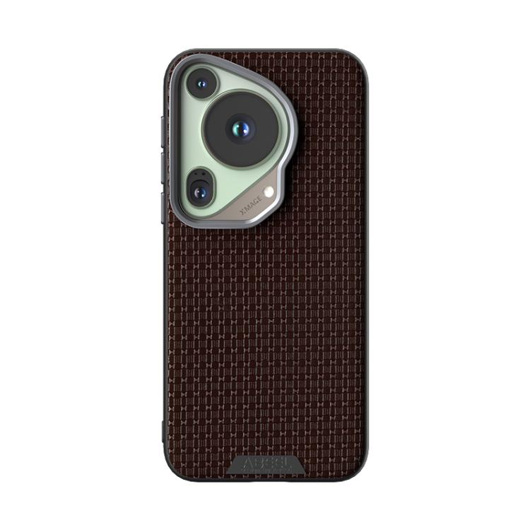 For Huawei Pura 70 Ultra ABEEL Ruyi Pattern 6D Micro Relief MagSafe Leather Phone Case