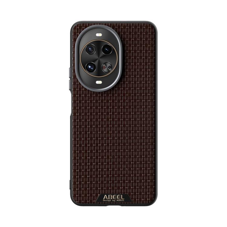 For Huawei nova 14 Pro ABEEL Ruyi Pattern 6D Micro Relief MagSafe Leather Phone Case