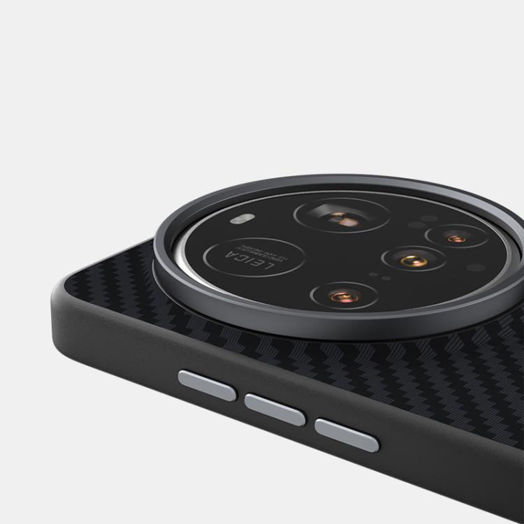 For Xiaomi 15 Ultra ABEEL C Carbon Fiber Series 6D Micro Relief MagSafe Phone Case