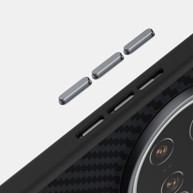 For Xiaomi 15 Ultra ABEEL C Carbon Fiber Series 6D Micro Relief MagSafe Phone Case