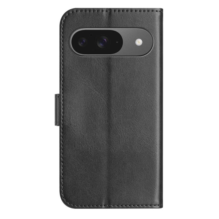 For Google Pixel 9 / 9 Pro Dual-Folded S-shape Leather Phone Case