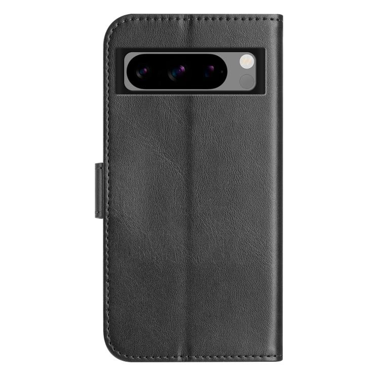 For Google Pixel 8 Pro Dual-Folded S-shape Leather Phone Case