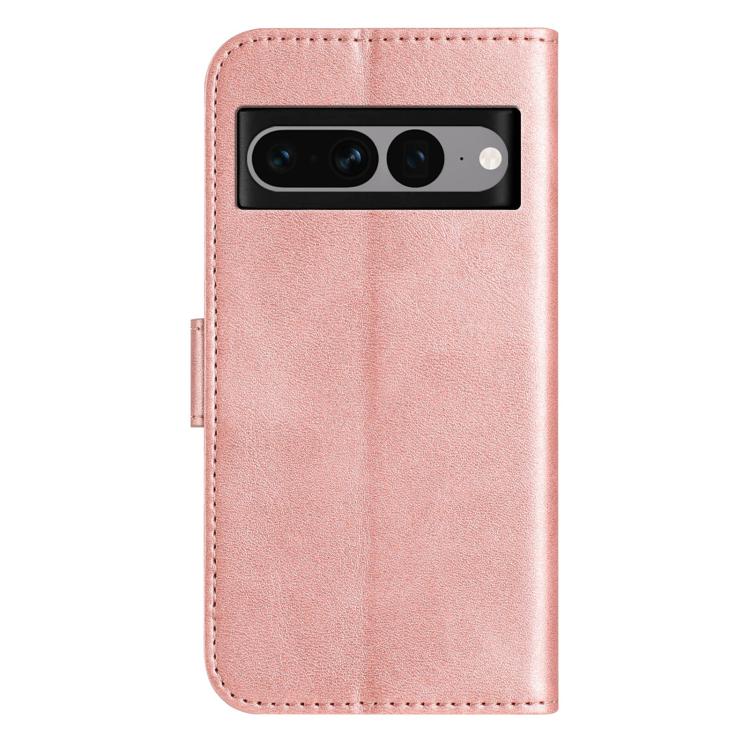 For Google Pixel 7 Pro Dual-Folded S-shape Leather Phone Case