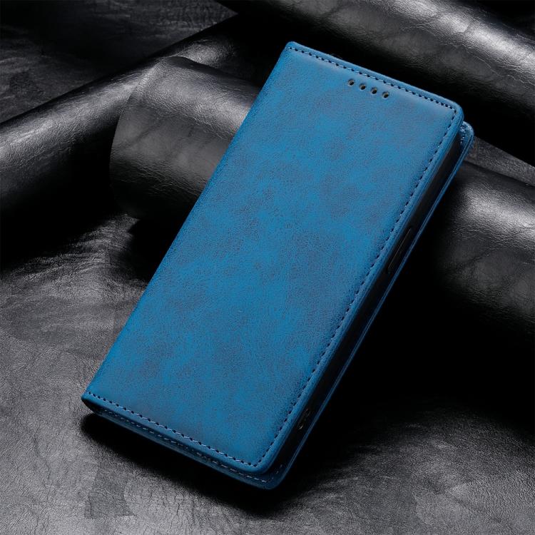 For Samsung Galaxy S26 Edge 5G Business Solid Color Magnetic RFID Leather Phone Case