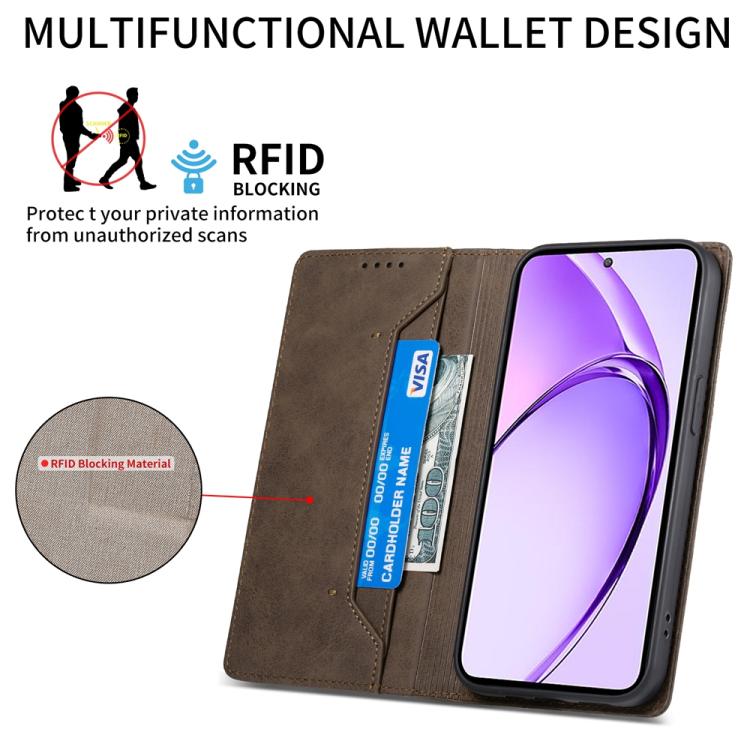 For Samsung Galaxy S26+ 5G Business Solid Color Magnetic RFID Leather Phone Case