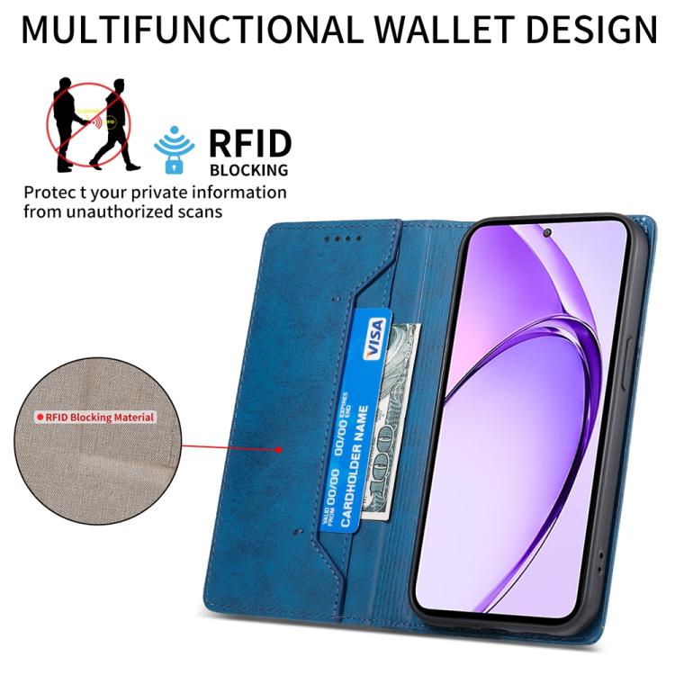 For Samsung Galaxy S26+ 5G Business Solid Color Magnetic RFID Leather Phone Case