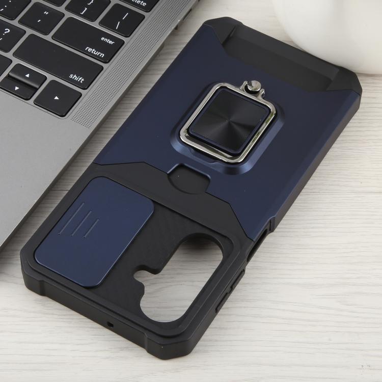 For Samsung Galaxy A26 5G Camera Shield Card Slot PC+TPU Phone Case