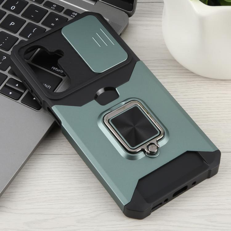 For Samsung Galaxy A26 5G Camera Shield Card Slot PC+TPU Phone Case