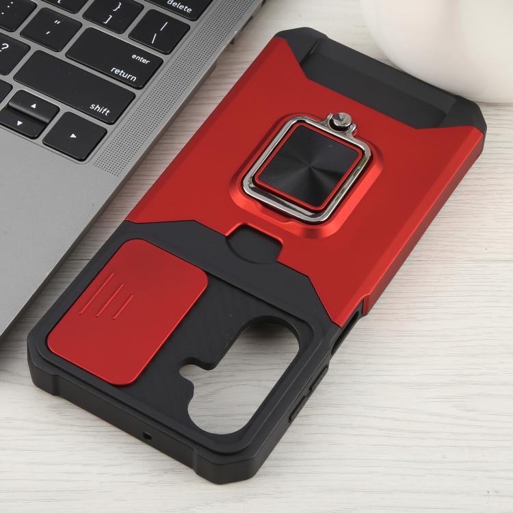 For Samsung Galaxy A26 5G Camera Shield Card Slot PC+TPU Phone Case