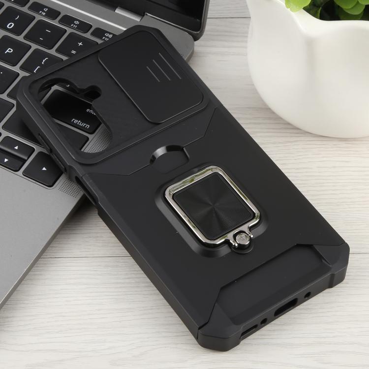 For Samsung Galaxy A26 5G Camera Shield Card Slot PC+TPU Phone Case