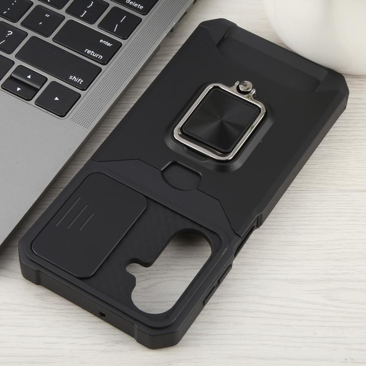 For Samsung Galaxy A26 5G Camera Shield Card Slot PC+TPU Phone Case