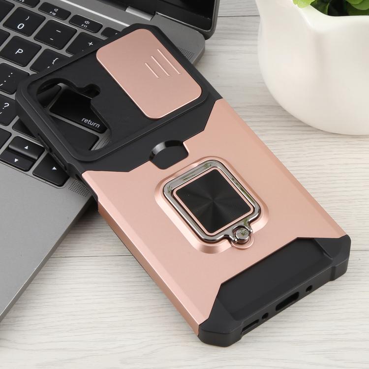 For Samsung Galaxy A26 5G Camera Shield Card Slot PC+TPU Phone Case