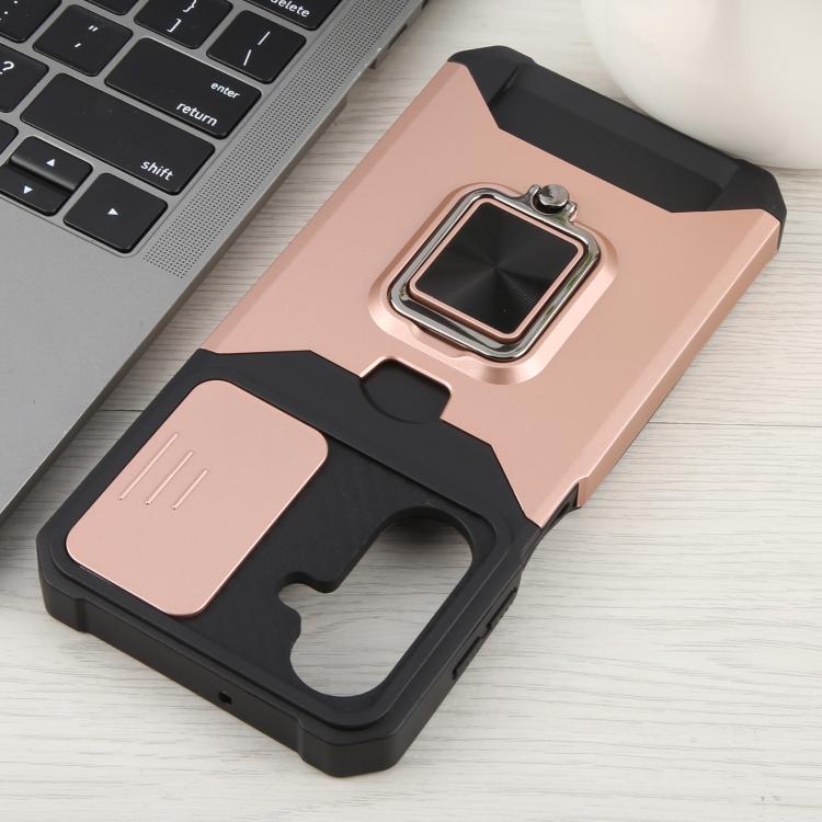For Samsung Galaxy A26 5G Camera Shield Card Slot PC+TPU Phone Case