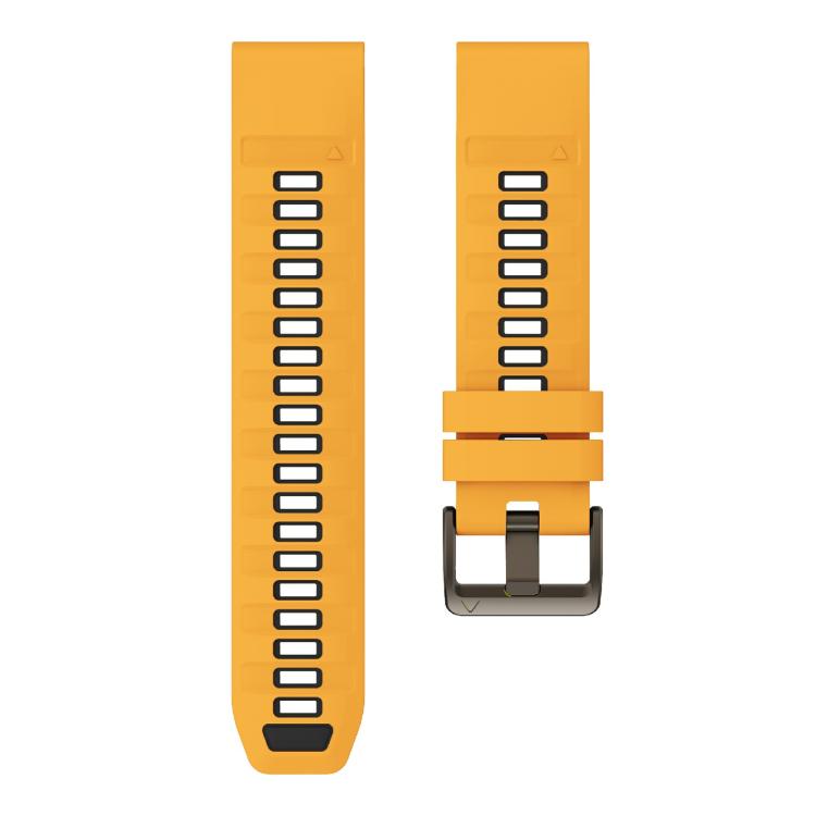 For Garmin 26mm Kalebol Two-color Silicone Strap