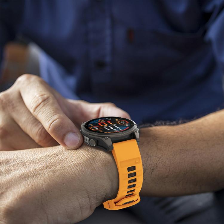 For Garmin 26mm Kalebol Two-color Silicone Strap