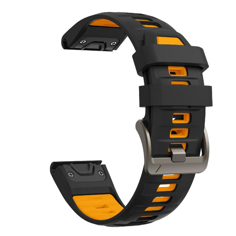 For Garmin 26mm Kalebol Two-color Silicone Strap