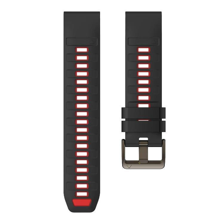 For Garmin 26mm Kalebol Two-color Silicone Strap