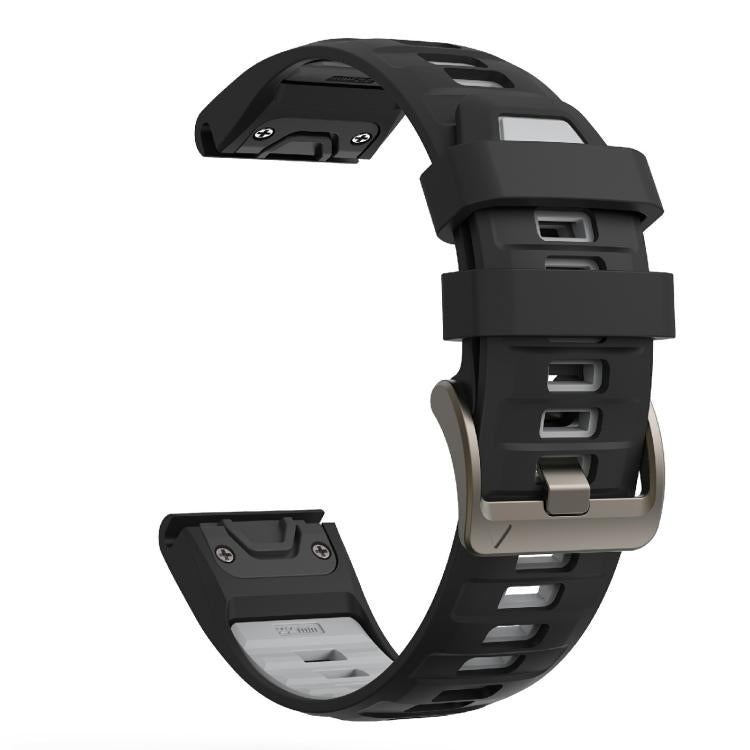 For Garmin 26mm Kalebol Two-color Silicone Strap