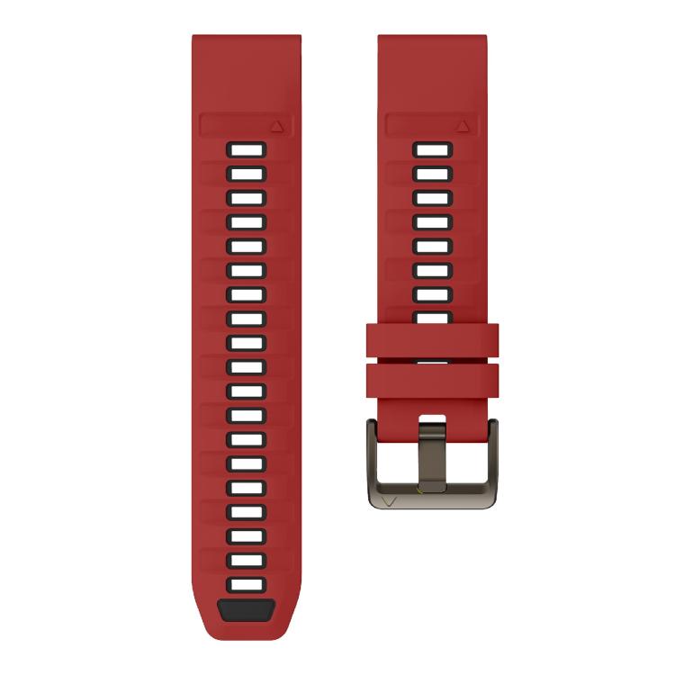 For Garmin 26mm Kalebol Two-color Silicone Strap