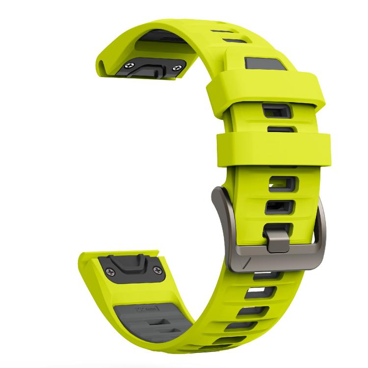 For Garmin 26mm Kalebol Two-color Silicone Strap