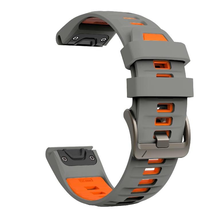 For Garmin 26mm Kalebol Two-color Silicone Strap