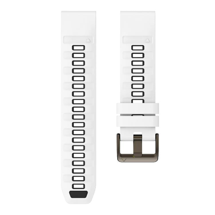 For Garmin 22mm Kalebol Two-color Silicone Strap
