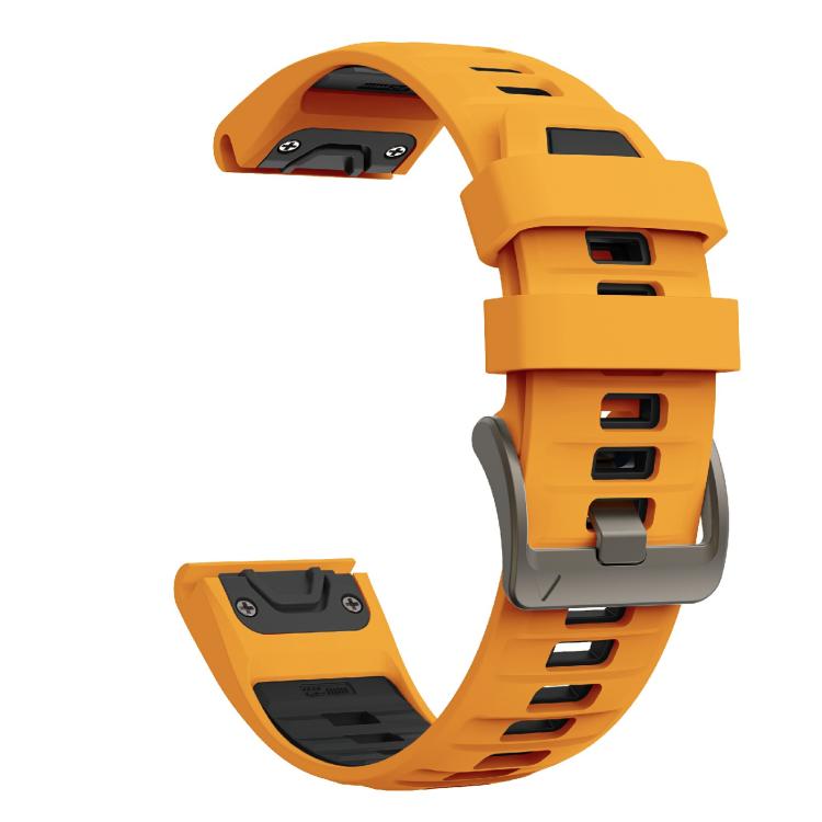 For Garmin 22mm Kalebol Two-color Silicone Strap