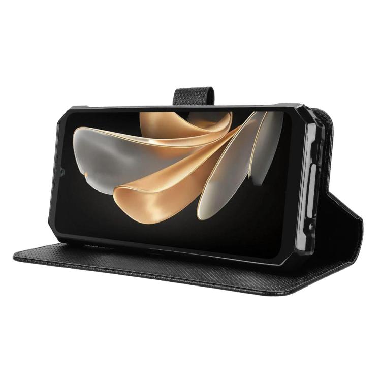 For Fossibot F109 Diamond Texture Leather Phone Case
