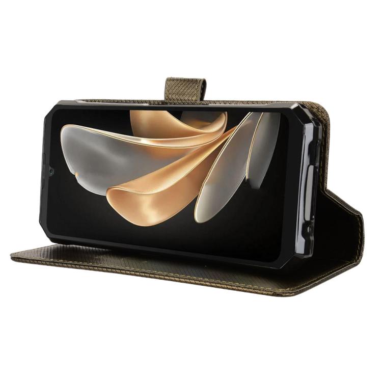 For Fossibot F109 Diamond Texture Leather Phone Case
