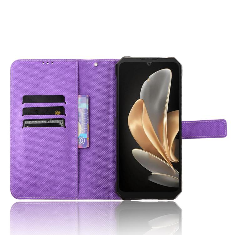 For Fossibot F109 Diamond Texture Leather Phone Case