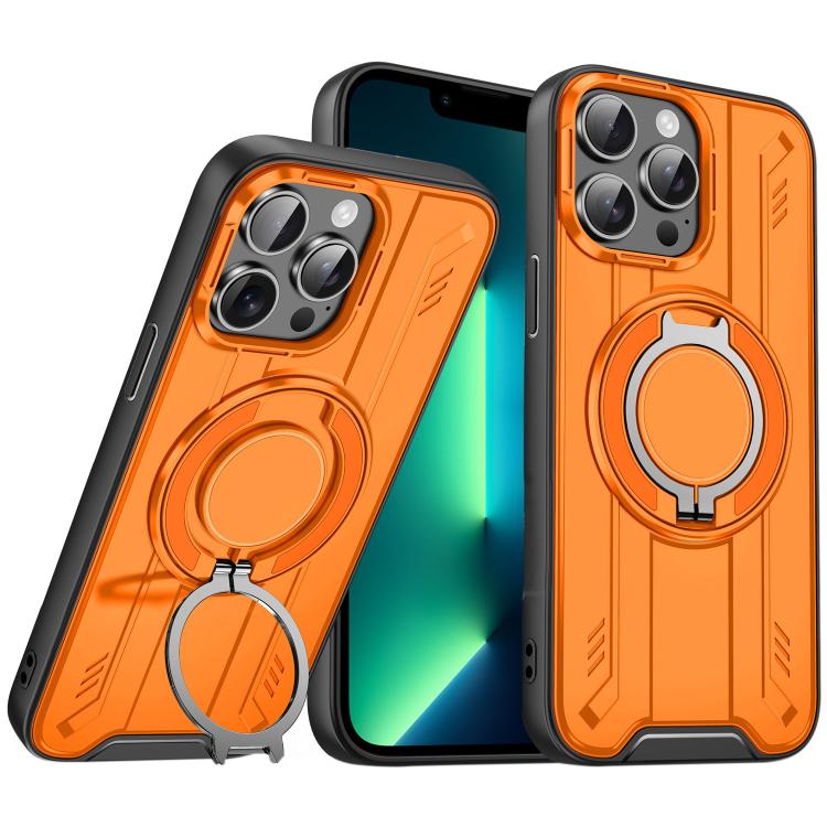 For iPhone 13 Pro Max Rotating Ring Holder Magnetic MagSafe Phone Case