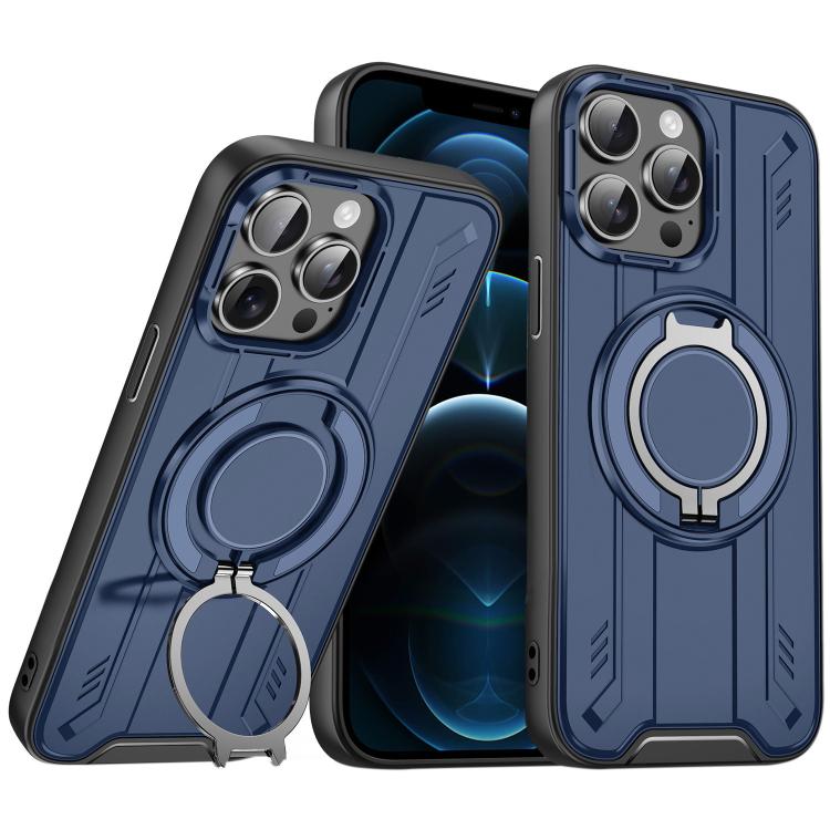 For iPhone 12 Pro Max Rotating Ring Holder Magnetic MagSafe Phone Case