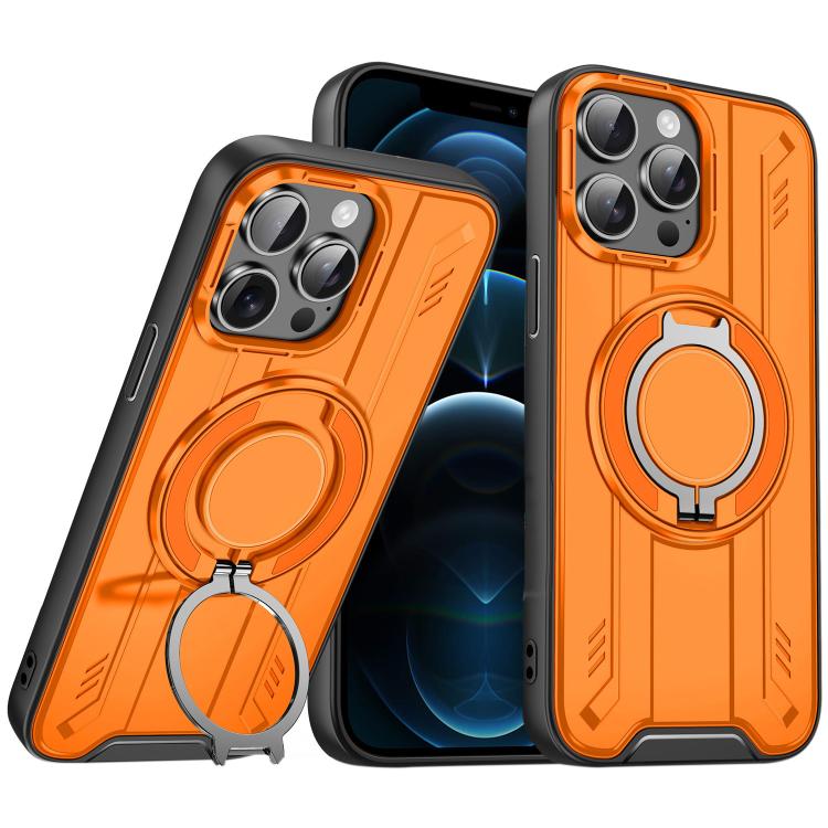 For iPhone 12 Pro Max Rotating Ring Holder Magnetic MagSafe Phone Case