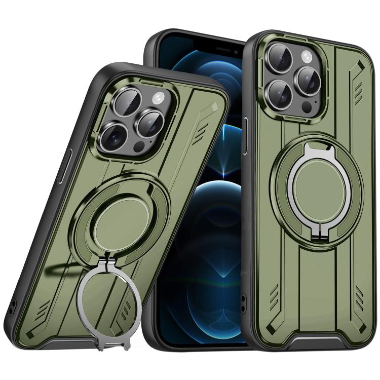 For iPhone 12 Pro Max Rotating Ring Holder Magnetic MagSafe Phone Case
