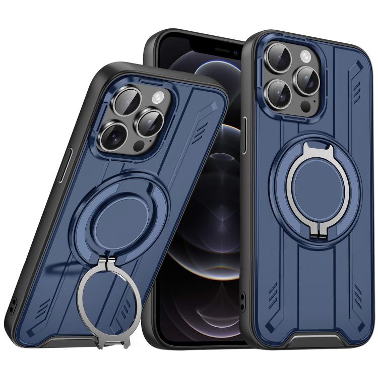 For iPhone 12 Pro Rotating Ring Holder Magnetic MagSafe Phone Case