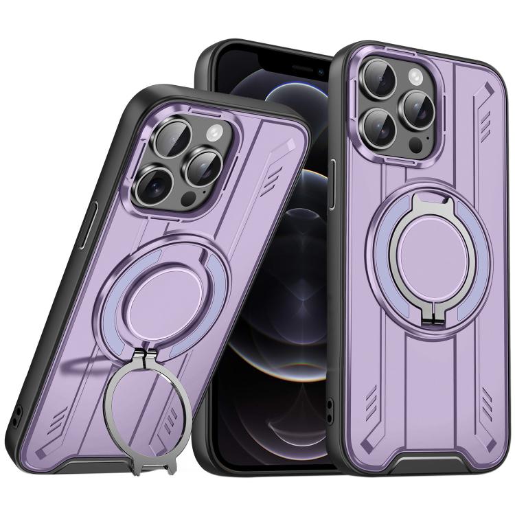 For iPhone 12 Pro Rotating Ring Holder Magnetic MagSafe Phone Case