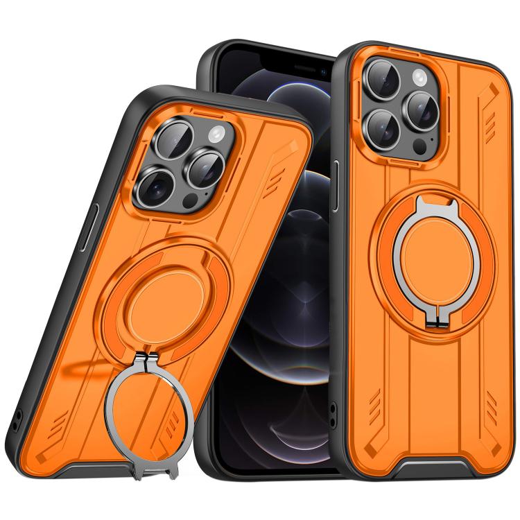 For iPhone 12 Pro Rotating Ring Holder Magnetic MagSafe Phone Case