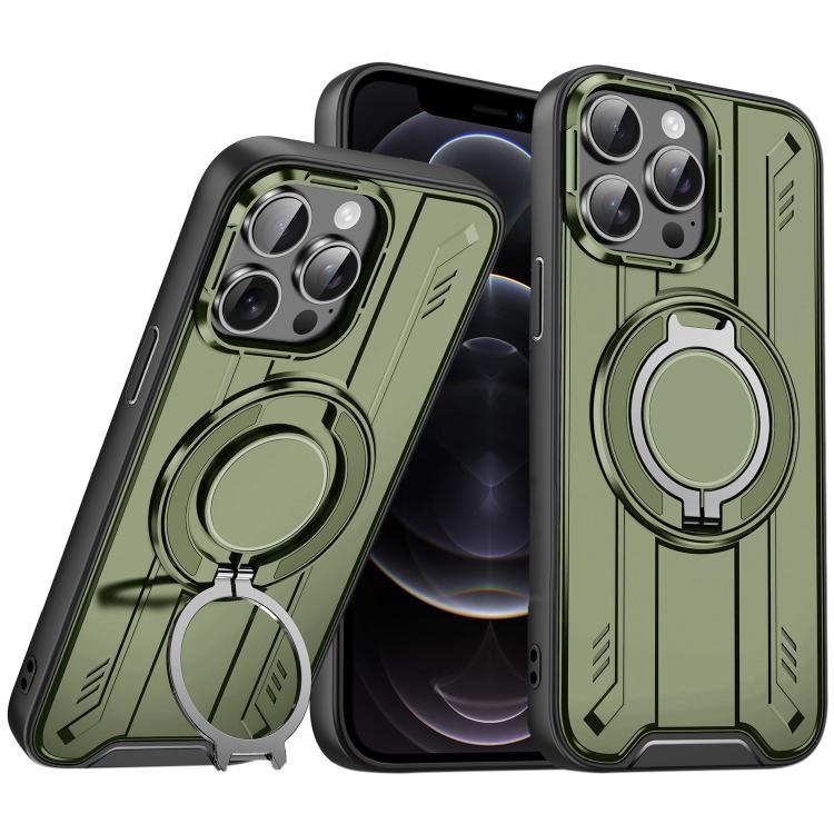 For iPhone 12 Pro Rotating Ring Holder Magnetic MagSafe Phone Case