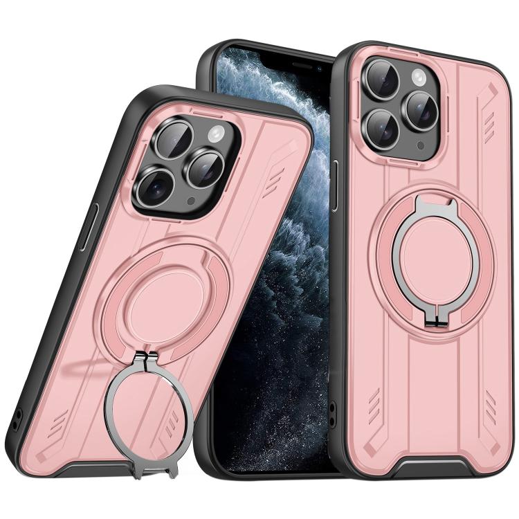 For iPhone 11 Pro Max Rotating Ring Holder Magnetic MagSafe Phone Case