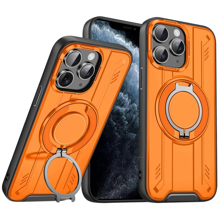 For iPhone 11 Pro Max Rotating Ring Holder Magnetic MagSafe Phone Case