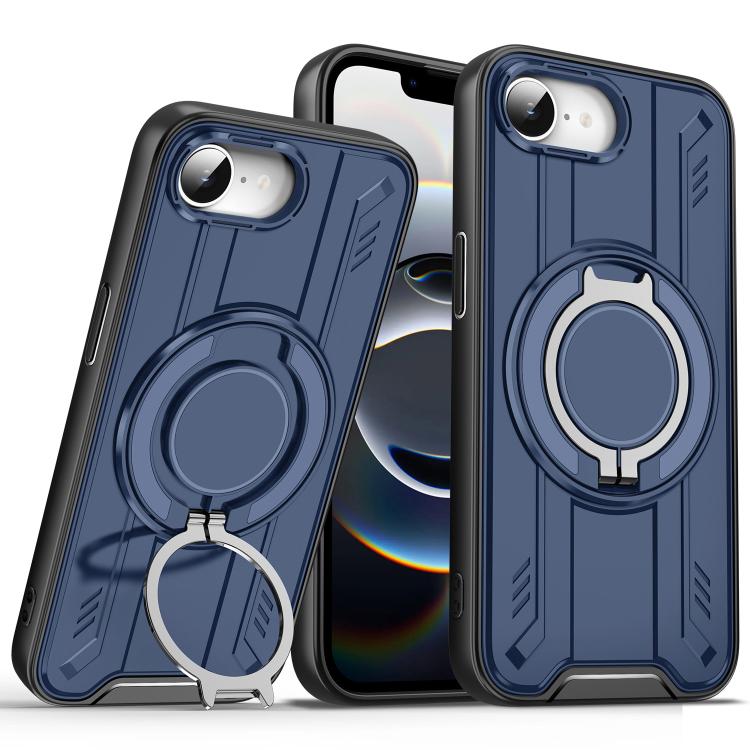 For iPhone 17e / 16e Rotating Ring Holder Magnetic MagSafe Phone Case