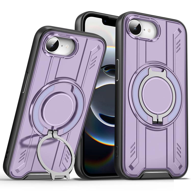 For iPhone 17e / 16e Rotating Ring Holder Magnetic MagSafe Phone Case
