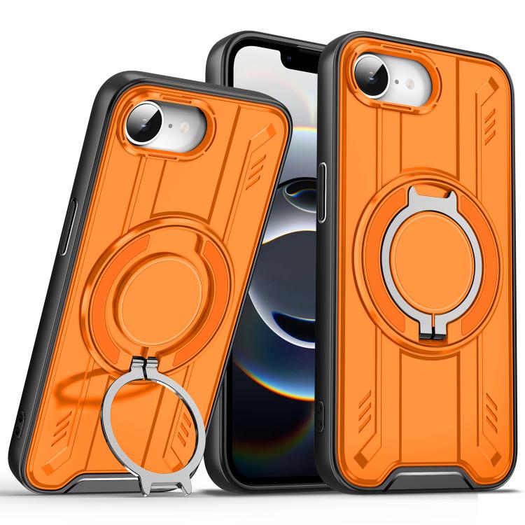 For iPhone 17e / 16e Rotating Ring Holder Magnetic MagSafe Phone Case