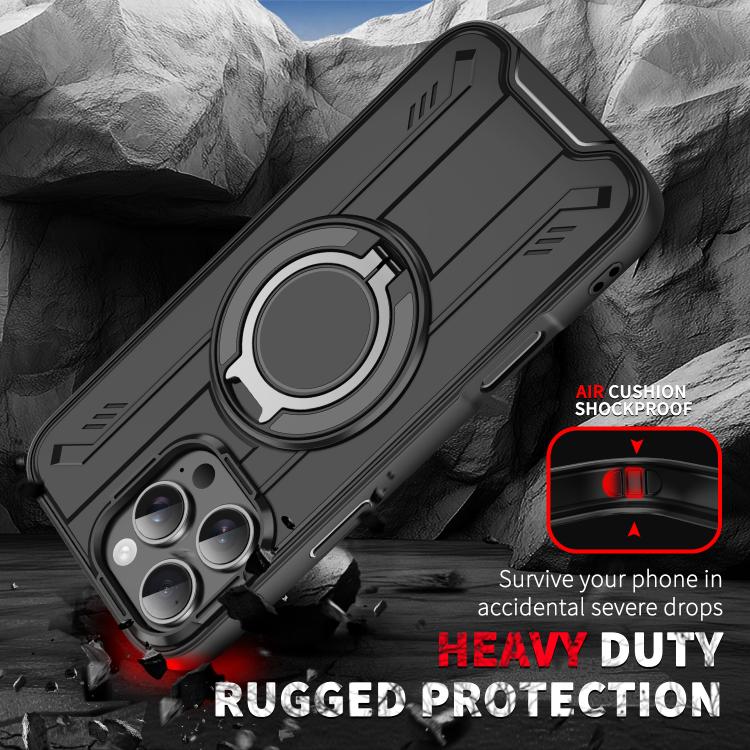 For iPhone 11 Pro Max Rotating Ring Holder Magnetic MagSafe Phone Case