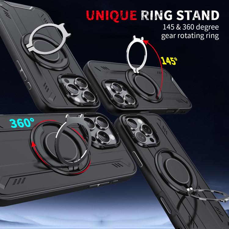 For iPhone 12 Pro Rotating Ring Holder Magnetic MagSafe Phone Case