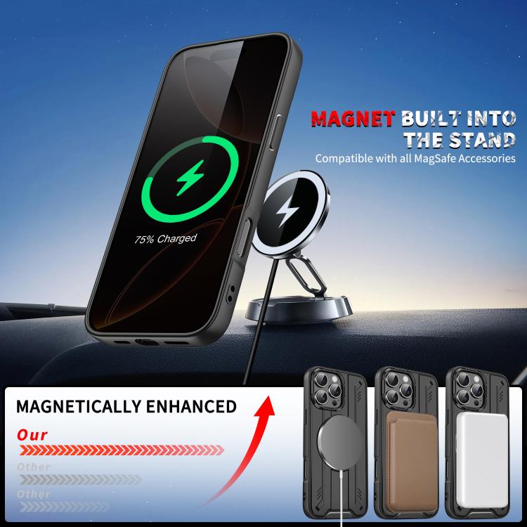 For iPhone 17e / 16e Rotating Ring Holder Magnetic MagSafe Phone Case