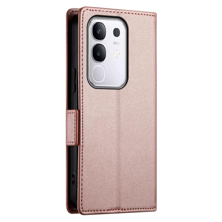 For vivo Y29s 5G / Y04 4G Side Buckle Magnetic Frosted Leather Phone Case