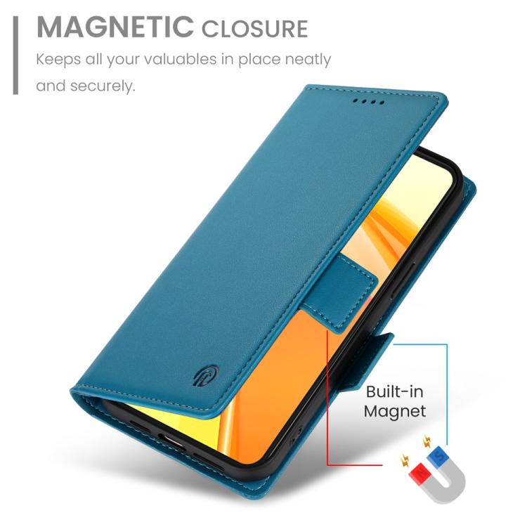 For vivo Y29s 5G / Y04 4G Side Buckle Magnetic Frosted Leather Phone Case