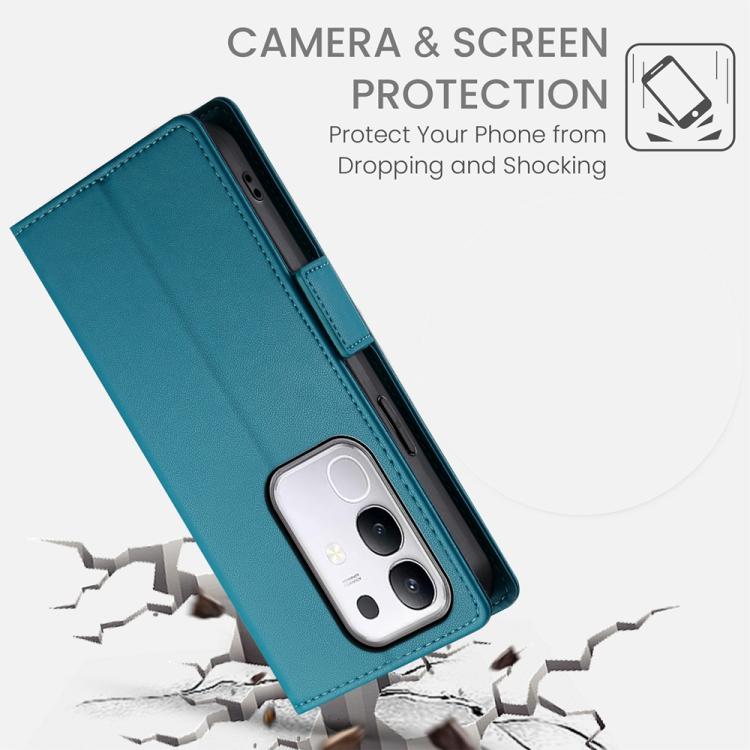 For vivo Y29s 5G / Y04 4G Side Buckle Magnetic Frosted Leather Phone Case